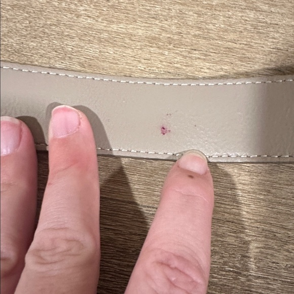 Burberry Beige Leather Belt